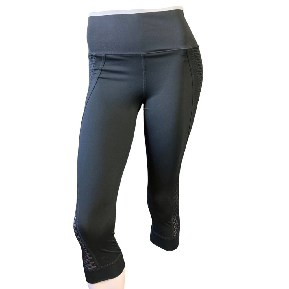 Adidas by Stella McCartney Leggings Womens XS Black Miracle Sculpt 3/4 Tights